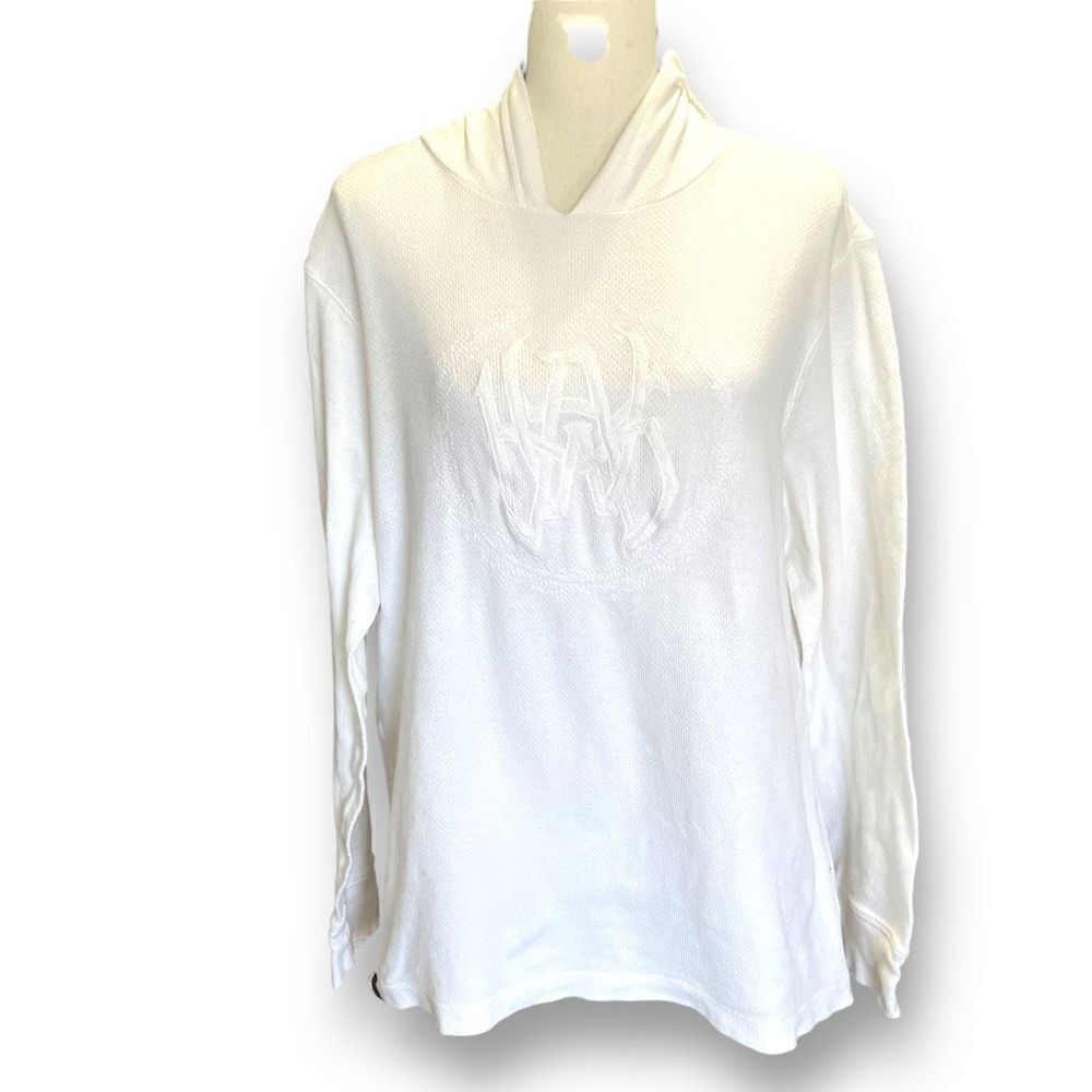 Tony Hawk Women's‎ Hawks Icon Logo Pullover Hoodie White XL